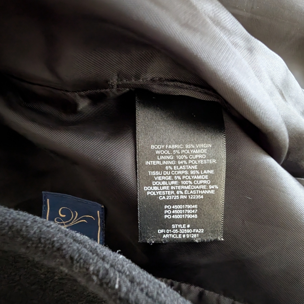 Aritzia Wilfred Connor Wool Coat In Black - Picture 5 of 8